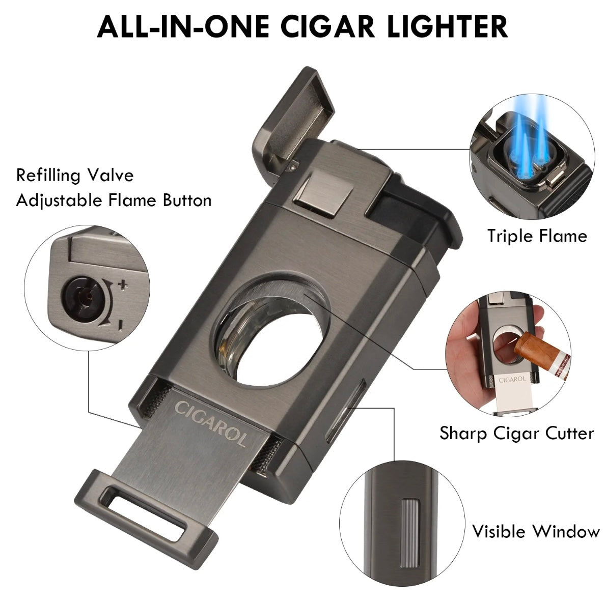 All-in-One Cigar Lighter